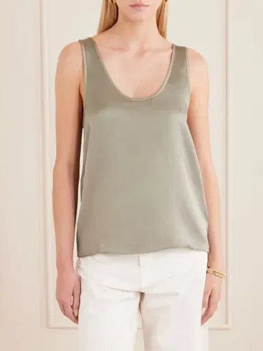 Anine Bing Lea Silk Tank | Thumbnail 3