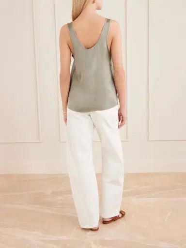 Anine Bing Lea Silk Tank | Thumbnail 4