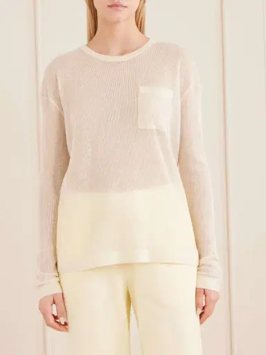 TWP Wsh Crocheted Cashmere Sweater | Thumbnail 3 TWP Wsh Crocheted Cashmere Sweater | Thumbnail 3