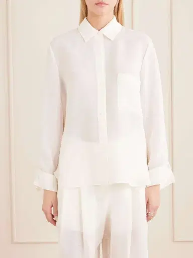 TWP Next Morning Linen And Silk-blend Shirt | Thumbnail 3 TWP Next Morning Linen And Silk-blend Shirt | Thumbnail 3
