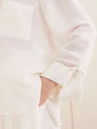TWP Next Morning Linen And Silk-blend Shirt | Thumbnail 5 TWP Next Morning Linen And Silk-blend Shirt | Thumbnail 5