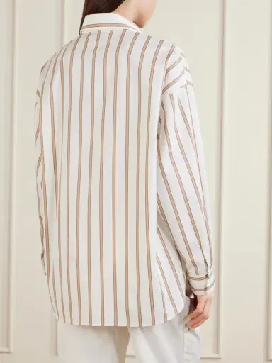 TWP Something Borrowed Striped Cotton-poplin Shirt | Thumbnail 4