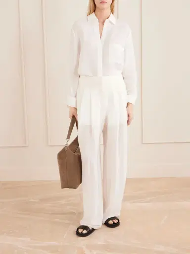 TWP Carries Linen And Silk-blend Wide-leg Pants | Thumbnail 2