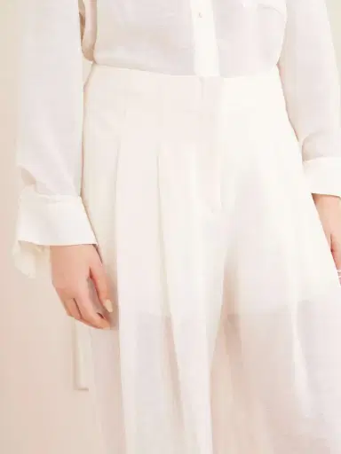 TWP Carries Linen And Silk-blend Wide-leg Pants | Thumbnail 4