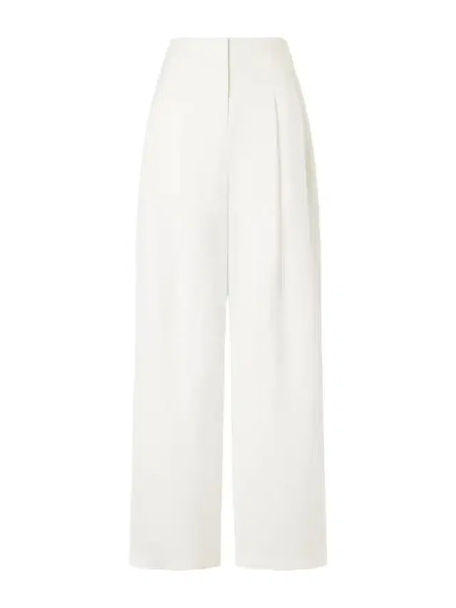 Carries Linen And Silk-blend Wide-leg Pants