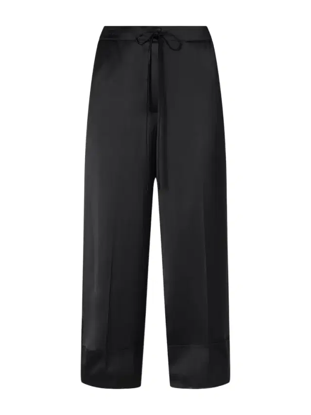TOTEME Drawstring Wide-leg Satin Pants