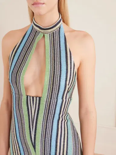 Missoni Striped Metallic Crochet-knit Maxi Dress | Thumbnail 4