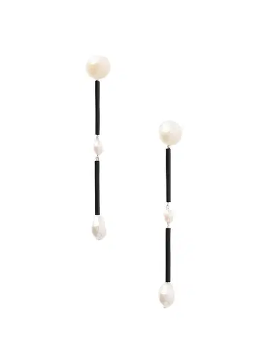 Sophie Buhai Medium Osiris Silver, Pearl And Glass Earrings | Thumbnail 1