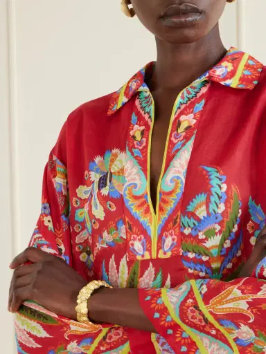 Etro Floral-print Coverup | Thumbnail 4 Etro Floral-print Coverup | Thumbnail 4
