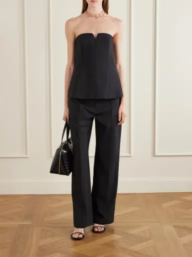 St. Agni Strapless Pinstriped Woven Top | Thumbnail 2 St. Agni Strapless Pinstriped Woven Top | Thumbnail 2