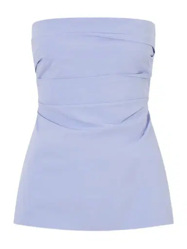 St. Agni Strapless Cotton-blend Poplin Top | Thumbnail 1 St. Agni Strapless Cotton-blend Poplin Top | Thumbnail 1