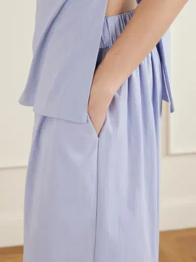 St. Agni Everyday Cotton-blend Poplin Wide-leg Pants | Thumbnail 5 St. Agni Everyday Cotton-blend Poplin Wide-leg Pants | Thumbnail 5
