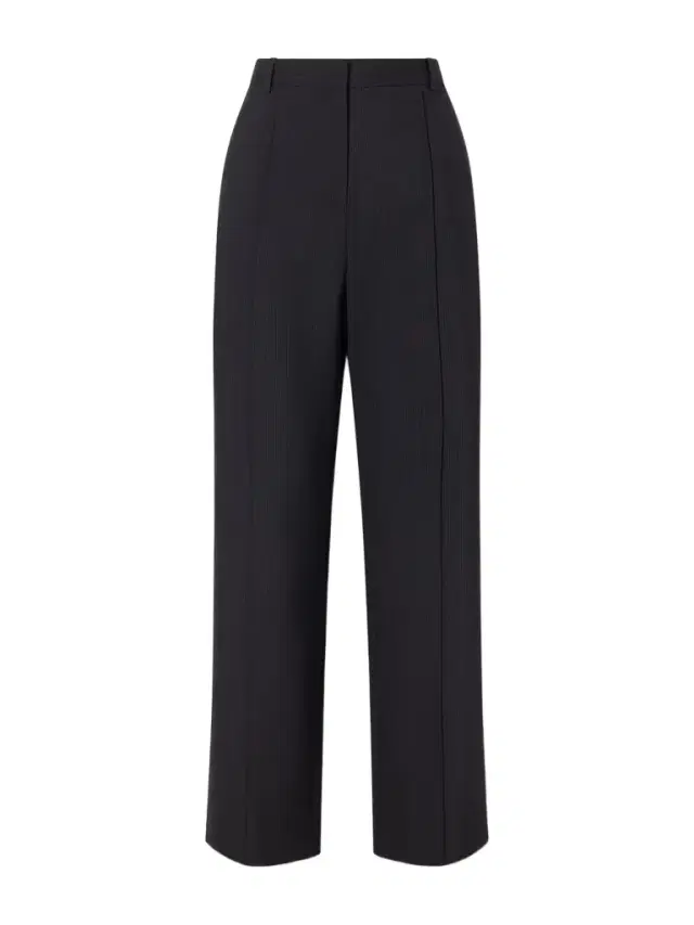 Pleated Pinstriped Woven Wide-leg Pants