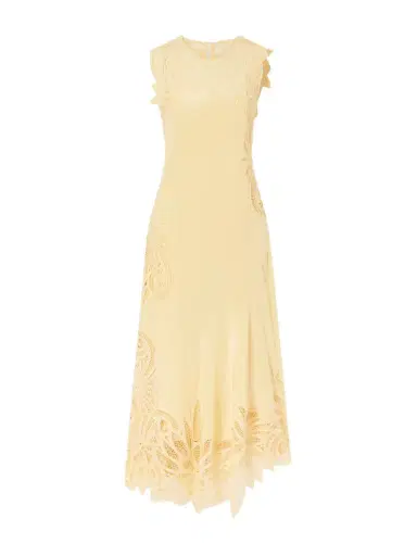 Ulla Johnson Idra Embroidered Silk Midi Dress | Thumbnail 1 Ulla Johnson Idra Embroidered Silk Midi Dress | Thumbnail 1