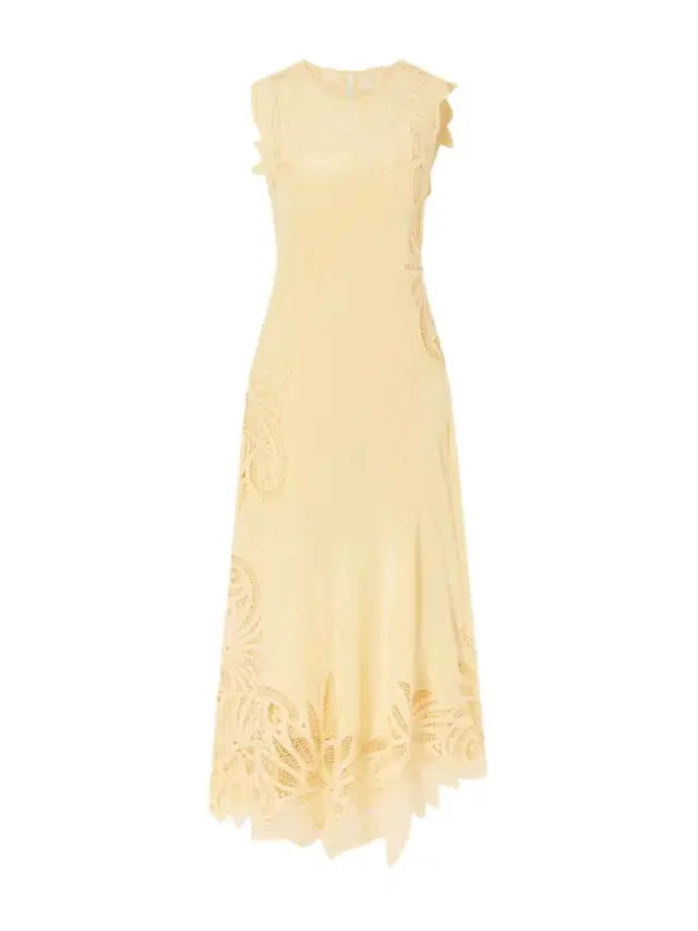 Idra Embroidered Silk Midi Dress