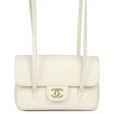 Chanel Chanel Mini Preppy Coco Clutch with Straps White Shiny Caviar Brushed Gold Hardware | Thumbnail 1 Chanel Chanel Mini Preppy Coco Clutch with Straps White Shiny Caviar Brushed Gold Hardware | Thumbnail 1
