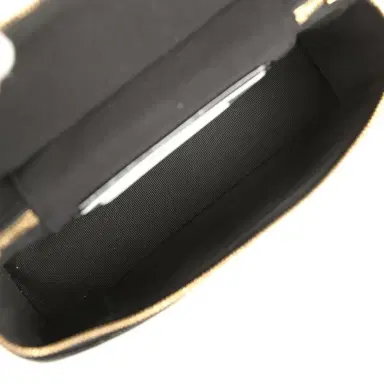 Chanel Chanel Top Handle Long Vanity Case with Chain Black Grained Goatskin Gold Hardware | Thumbnail 8 Chanel Chanel Top Handle Long Vanity Case with Chain Black Grained Goatskin Gold Hardware | Thumbnail 8