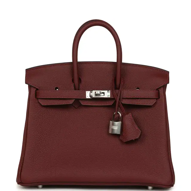 hermes Hermes Birkin 25 Rouge H Togo Palladium Hardware