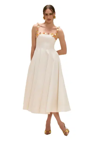 PatBo GABRIELA LINEN MIDI DRESS | Thumbnail 1 PatBo GABRIELA LINEN MIDI DRESS | Thumbnail 1