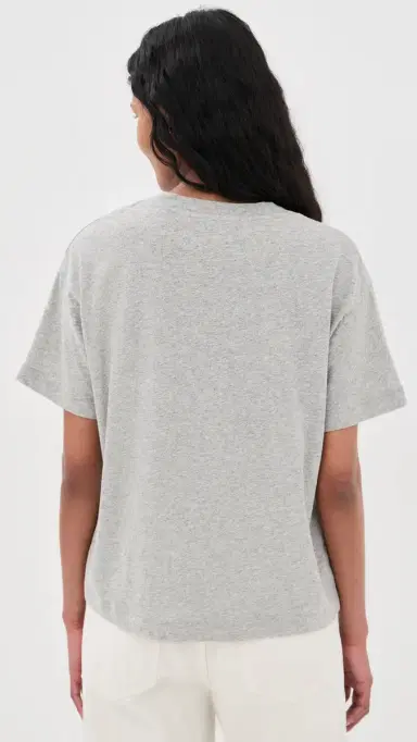 Jenni Kayne Vintage Pocket Tee Heather Grey | Thumbnail 3