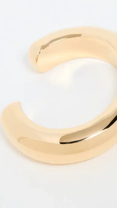 Annika Inez Ample Cuff Bracelet Gold One Size | Thumbnail 4 Annika Inez Ample Cuff Bracelet Gold One Size | Thumbnail 4