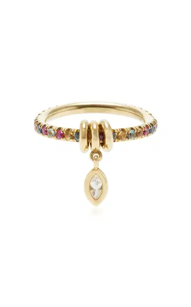 Spinelli Kilcollin 18K Yellow Gold Pia Marquise Ring | Thumbnail 1 Spinelli Kilcollin 18K Yellow Gold Pia Marquise Ring | Thumbnail 1