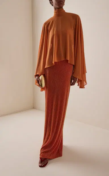 DE LA VALI Exclusive La Isla Palma Beaded Knit Maxi Skirt | Thumbnail 4