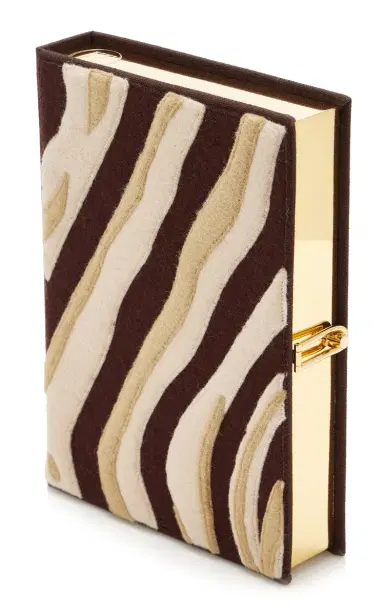 Olympia Le-Tan Exclusive La Isla Tiger Print Book Clutch | Thumbnail 3 Olympia Le-Tan Exclusive La Isla Tiger Print Book Clutch | Thumbnail 3