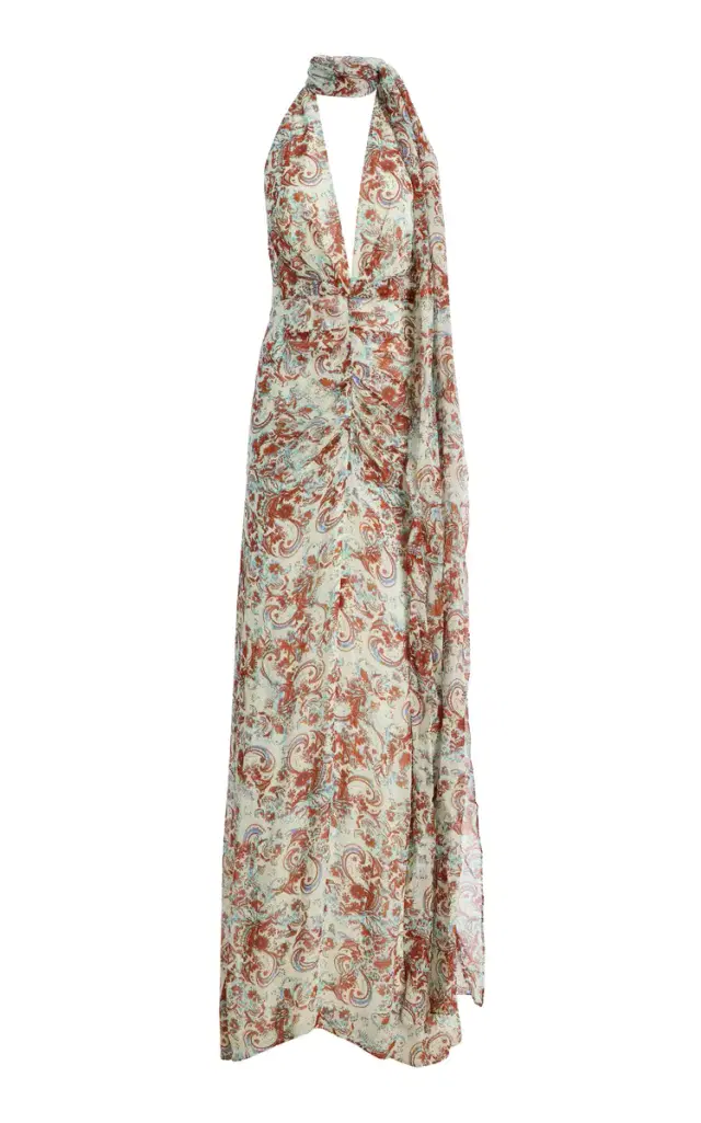 Exclusive La Isla Formentera Chiffon Maxi Dress