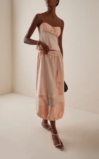 Posse Exclusive La Isla Willow Cotton-Silk Camisole Top | Thumbnail 3 Posse Exclusive La Isla Willow Cotton-Silk Camisole Top | Thumbnail 3