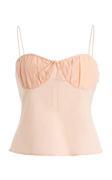 Posse Exclusive La Isla Willow Cotton-Silk Camisole Top | Thumbnail 6 Posse Exclusive La Isla Willow Cotton-Silk Camisole Top | Thumbnail 6