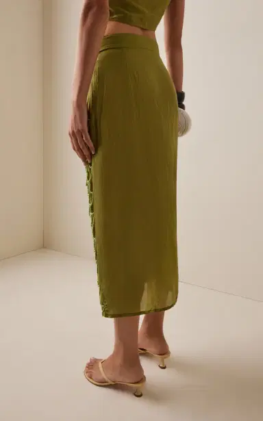 All That Remains Exclusive La Isla Mika Fringed Beaded Cotton Midi Skirt | Thumbnail 4 All That Remains Exclusive La Isla Mika Fringed Beaded Cotton Midi Skirt | Thumbnail 4