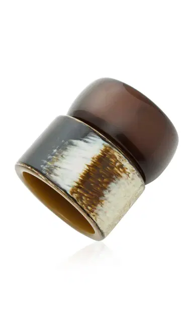 Ben-Amun Exclusive Bangles Brown And Gold Set Of 2 | Thumbnail 4 Ben-Amun Exclusive Bangles Brown And Gold Set Of 2 | Thumbnail 4