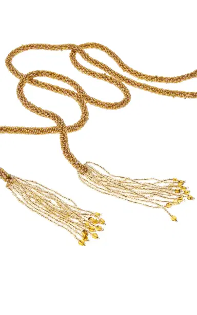 ben-amun Exclusive Long Lariat Beaded Necklace Gold | Thumbnail 3 ben-amun Exclusive Long Lariat Beaded Necklace Gold | Thumbnail 3