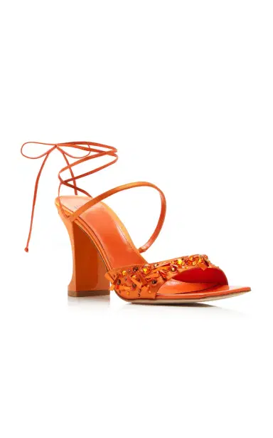 IZIE Exclusive La Isla Arno Embellished Satin Sandals | Thumbnail 4 IZIE Exclusive La Isla Arno Embellished Satin Sandals | Thumbnail 4