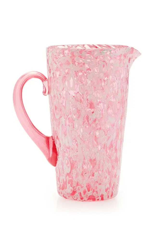 Moda Domus Exclusive La Isla Murano Glass Carafe - Pink