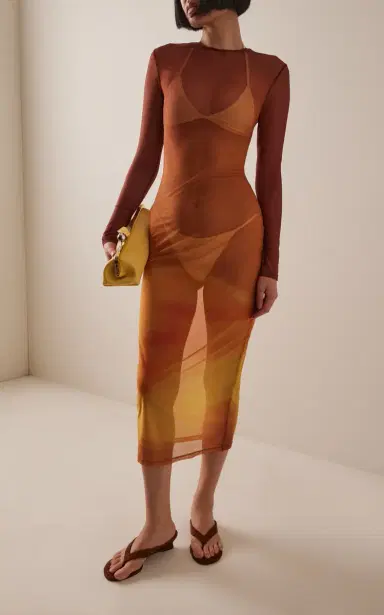 Ay Que Calor Exclusive La Isla Solana Mesh Midi Dress | Thumbnail 2 Ay Que Calor Exclusive La Isla Solana Mesh Midi Dress | Thumbnail 2