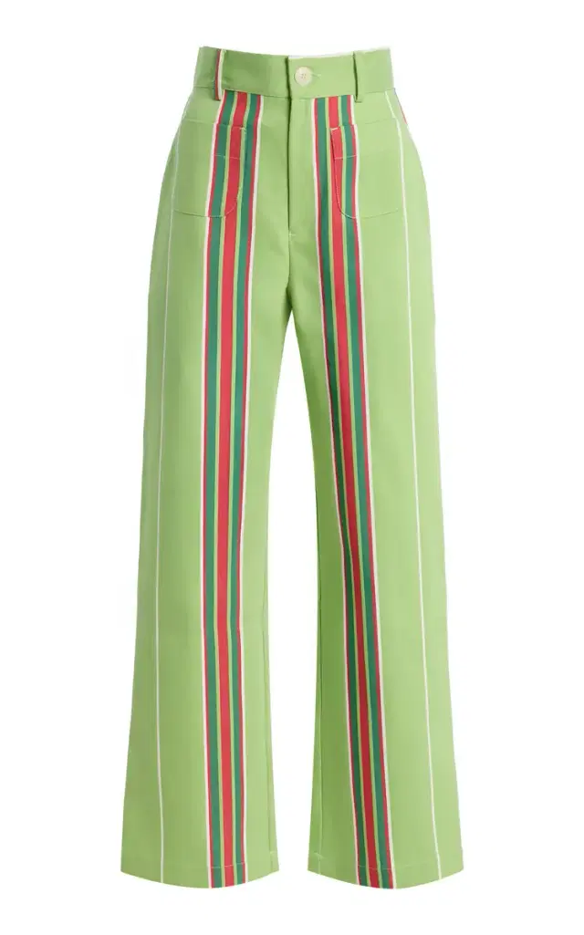 Exclusive La Isla Pippi Cotton Straight-Leg Pants