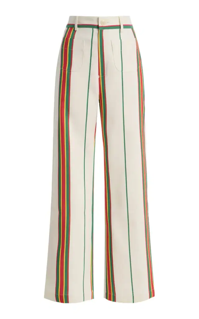 Exclusive La Isla Pippi Cotton Straight-Leg Pants
