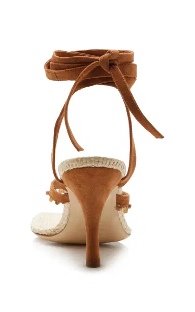Christopher Esber Exclusive La Isla Beach Quartz Raffia Sandals | Thumbnail 5 Christopher Esber Exclusive La Isla Beach Quartz Raffia Sandals | Thumbnail 5
