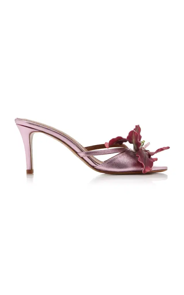 Alameda Turquesa Exclusive La Isla Rosaire Leather Mules