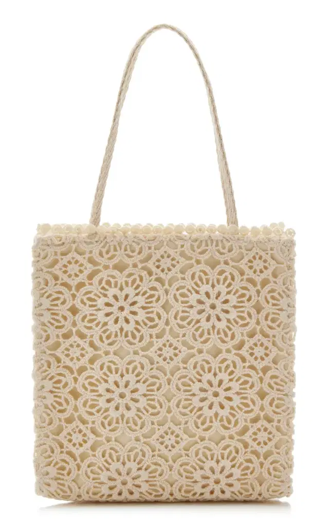 Exclusive La Isla Milo Small Crocheted Tote Bag