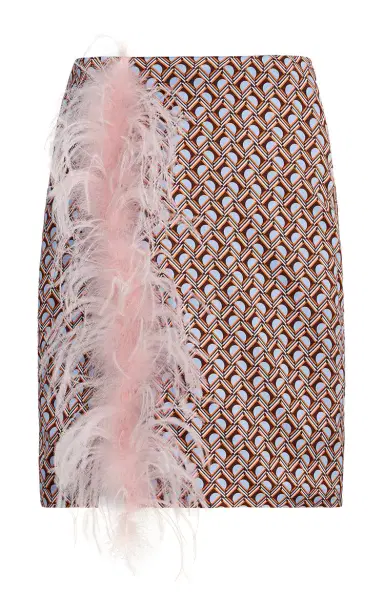 DES_PHEMMES Exclusive La Isla Slit Suit Skirt | Thumbnail 1