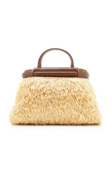 JANESSA LEONE Exclusive La Isla Mini Leoné Raffia Bag | Thumbnail 5