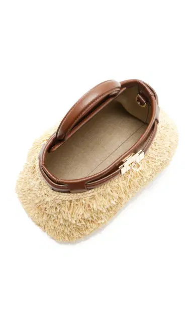 JANESSA LEONE Exclusive La Isla Mini Leoné Raffia Bag | Thumbnail 6