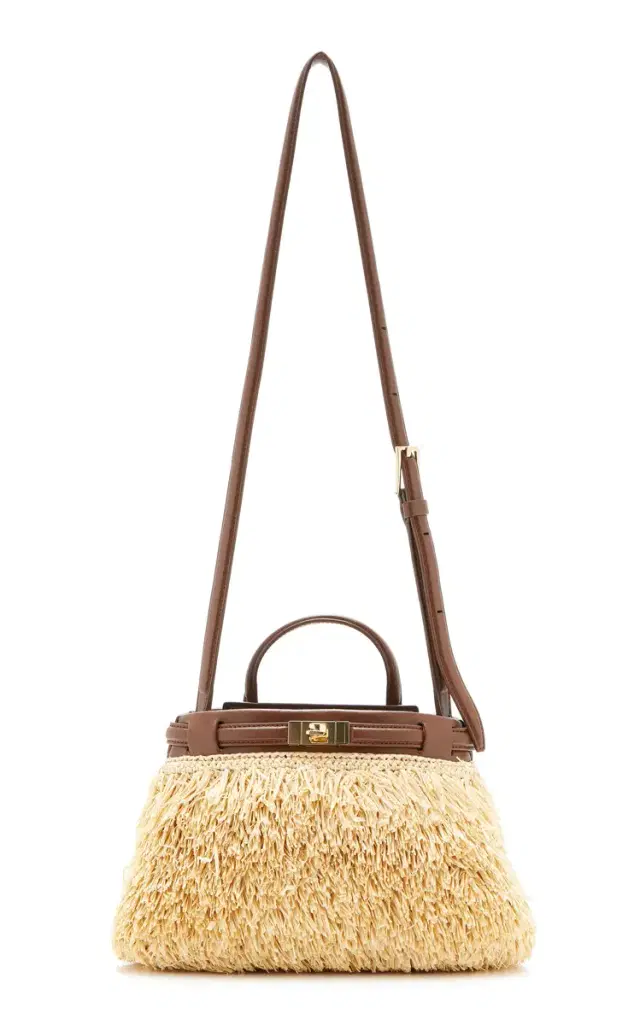 Exclusive La Isla Mini Leoné Raffia Bag