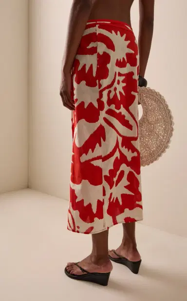 SIR. Exclusive Cotton Voile Maxi Wrap Skirt | Thumbnail 4 SIR. Exclusive Cotton Voile Maxi Wrap Skirt | Thumbnail 4