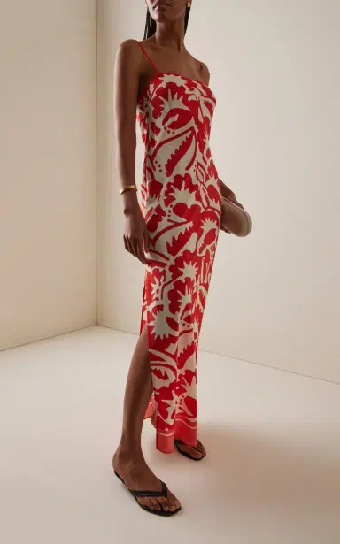 SIR. Exclusive Scarf-Detailed Silk Crepe de Chine Maxi Dress | Thumbnail 5 SIR. Exclusive Scarf-Detailed Silk Crepe de Chine Maxi Dress | Thumbnail 5