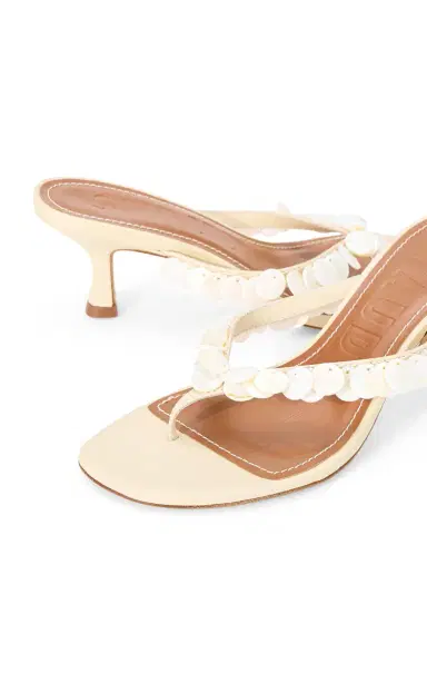Staud Freja Sequined Leather Sandals | Thumbnail 6 Staud Freja Sequined Leather Sandals | Thumbnail 6