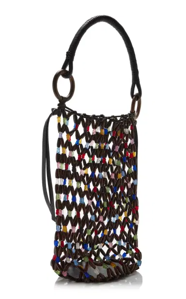 Staud Del Mar Beaded Bucket Bag | Thumbnail 3 Staud Del Mar Beaded Bucket Bag | Thumbnail 3